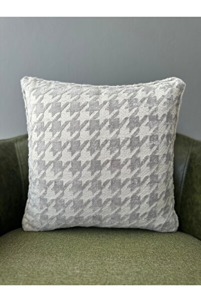 Fabricland Linen Woven Transitional Exclusive Square KIRLENT CASE (Double Sided Pattern)