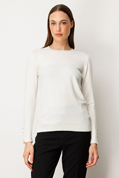 ON Πλεκτό πουλόβερ με λαιμόκοψη