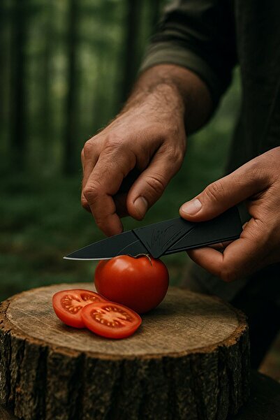 TrendÜrünlerim Kart Bıçak Katlanır Cüzdanda Taşınabilir (Banka kartı boyutundadır)