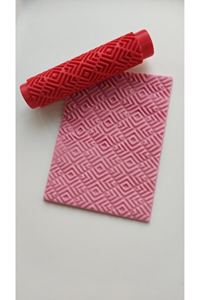 Roll3d Polimer Kil Desen Verici Merdane/ Baklava / Desen Oklavası / Polimer K...