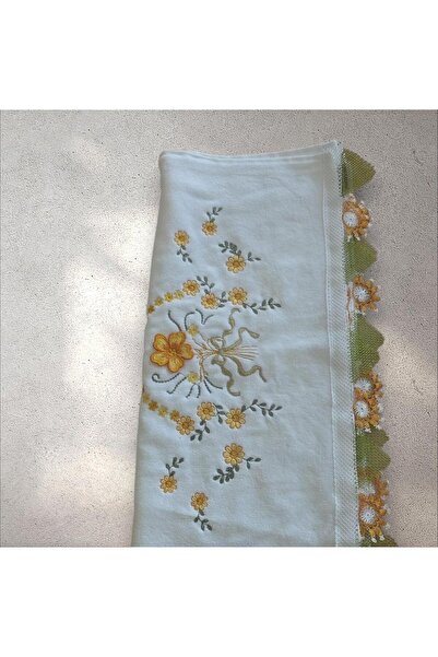 TUTUYA TEXTIL Ручна робота, вишивка голкою, мереживо, весільний комплект, рушник для обличчя 50x90 см