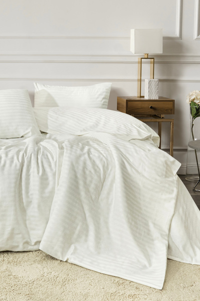 BESTİNA GOLD Set lenjerie de pat Bestina Gold din satin de bumbac