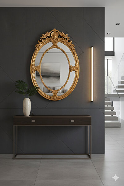 Generic Elegant mirror with a luxurious frame that adds a touch of elegance to the place 72 x 57 cm