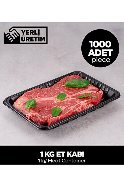 Sepet Doldur 1 kg Meat Container (1,000 Pieces)