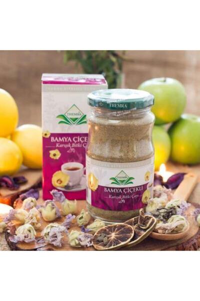 Themra Bamya Çiçekli Karışık Bitki Çayı 130 Gr