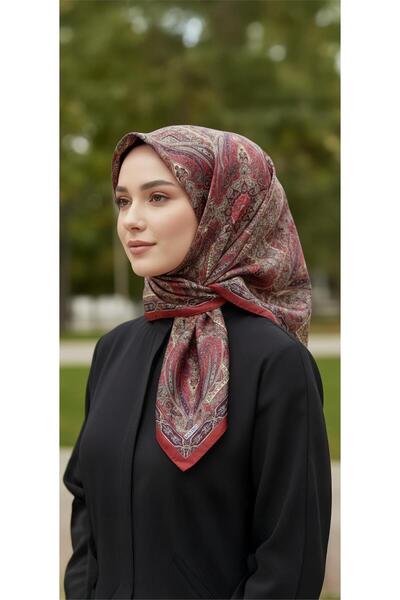 Baştacı KOKULU VİSKON 0231 BORDO EŞARP