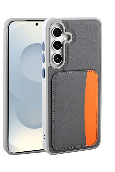 Rivor Samsung Galaxy S25 FE Kılıf Kamera Çıkıntılı Köşe Korumalı Çift Renk Ka...