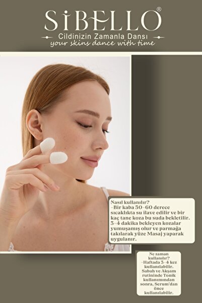 Sibello İpek Kozası Cildin Yumuşaması Doğal Peeling Etkisi ile Ölü Derilerin Atılmasını Sağlar 15 Adet