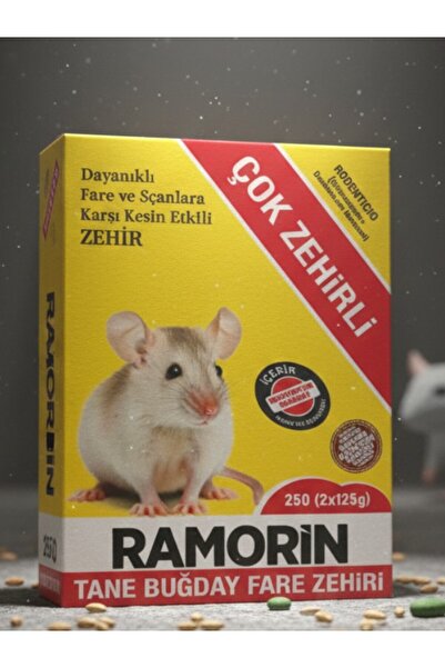 RAMORİN Fare Zehiri Fare Yemi Fare Zehri Fare Kovucu Fare İlaci