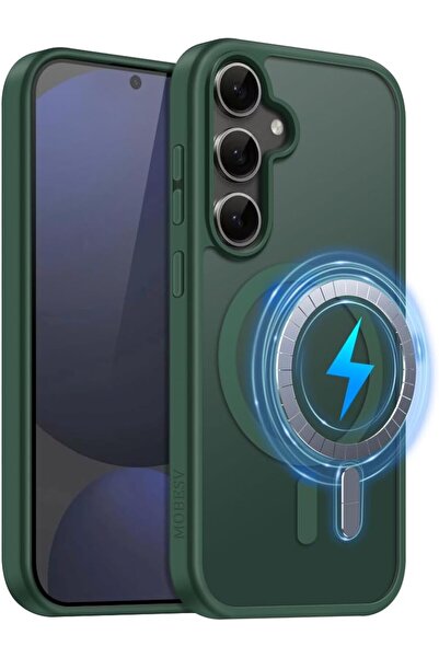 Rivor Samsung Galaxy A56 Uyumlu Kılıf Kamera Yükseltili Magsafe Şarj Özellikl...