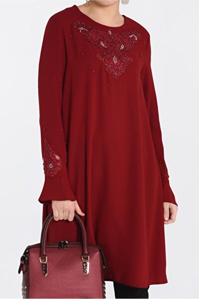 Alvina Güpür Ve Bead Detail Tunic 4239