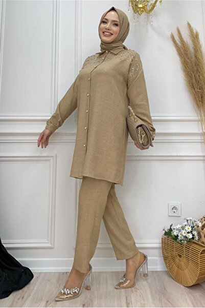 TRENDTESETTÜR ΓΥΝΑΙΚΕΙΟ ΣΕΤ ΠΑΝΤΕΛΟΝΙ ΜΕ ΚΟΥΜΠΙΑ ΜΕ ΣΤΑΙΡΙΑ ΜΕ ΠΕΤΡΑ ΜΙΝΚ T 0348