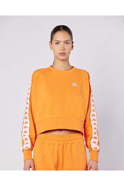 Kappa 222 Banda Marbella Tur Kadın Koyu Turuncu Regular Fit Sweatshirt