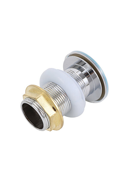 Lawazim Stainless Steel Pop Up Drain - Leak Proof Stopper with Rubber Gasket for Sink Use