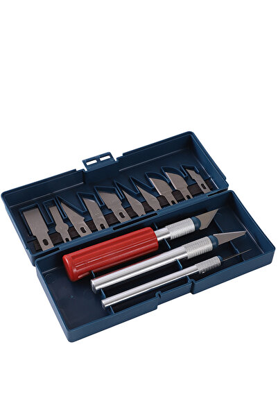 Lawazim Hobby Knife Set 13 Piece - Precision Craft Knife Set with Blades for Model Making