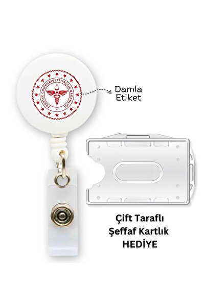 doktorbonem Ministerul Sănătății Drop Sticker Yoyo Badge Holder Protector pen...