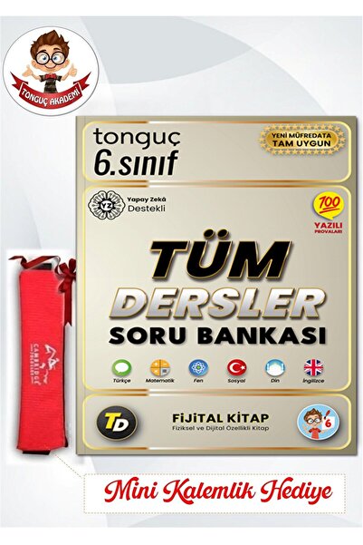 Tonguç Yayınları 6. Sınıf Tüm Dersler Soru Bankası - Mini Kalemlik Hediye -