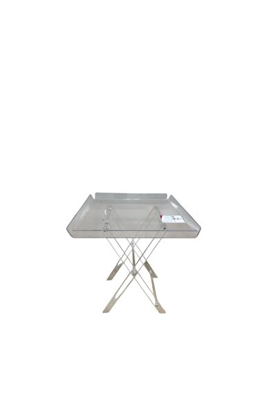 Al Saada Home Single Service Table Acrylic 45×45×50 cm