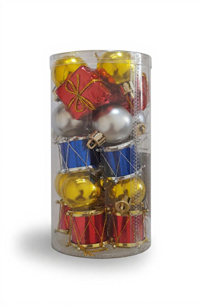 LEVA New Year Mixed Ornaments 24 Pieces Mixed Ornament