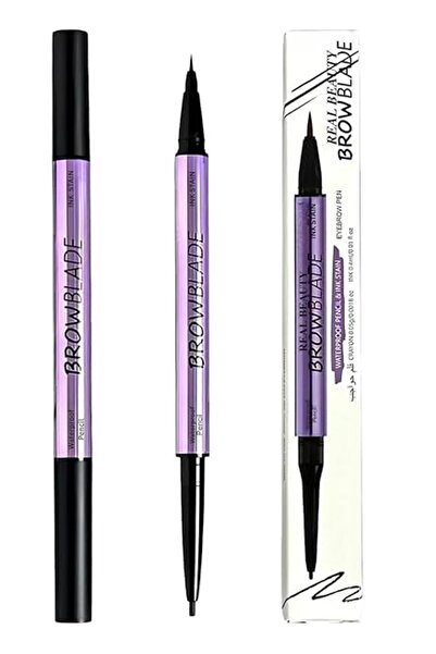 real beauty Real Beauty Long-Lasting Waterproof Eyebrow Pencil, Dark Brown