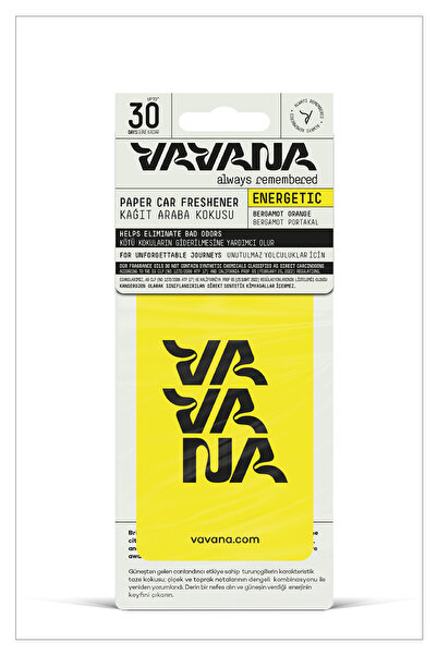 VAVANA Kağıt Araba Kokusu, Asma Oto Kokusu | 30 Gün Etkili | Araç içi Koku Gi...