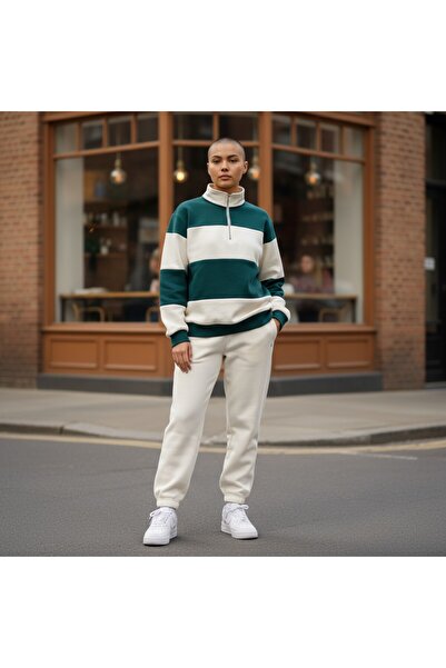 FS CABİN Unisex Günlük Kombin – Sweatshirt ve Eşofman Altı ile Spor Şıklık