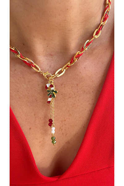 By Song Aksesuar New Year's Christmas Necklace