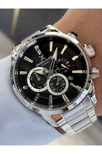 Daniel Klein Fonksiyonel 3 Atm Su Geçirmez Çelik Erkek Kol Saati