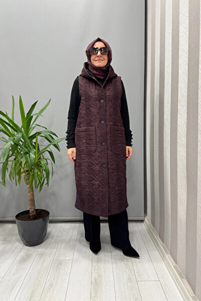AlMarwah Vest Burgundy 505329