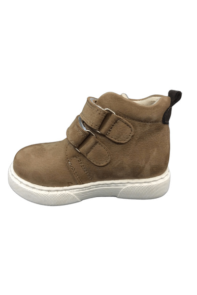 OrtopedikAL Ortopedikal1001 Ridente A.Taba Suede Baby Boy Boots 100% Leather Velcro