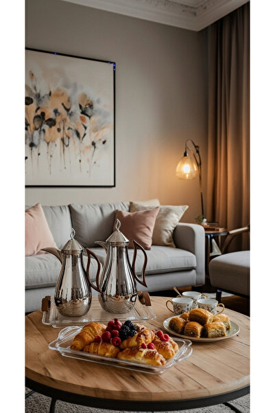 Generic Coffee and tea thermos set with an elegant and practical serving tray.