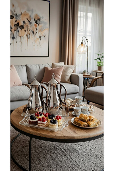 Generic Coffee and tea thermos set with an elegant and practical serving tray.