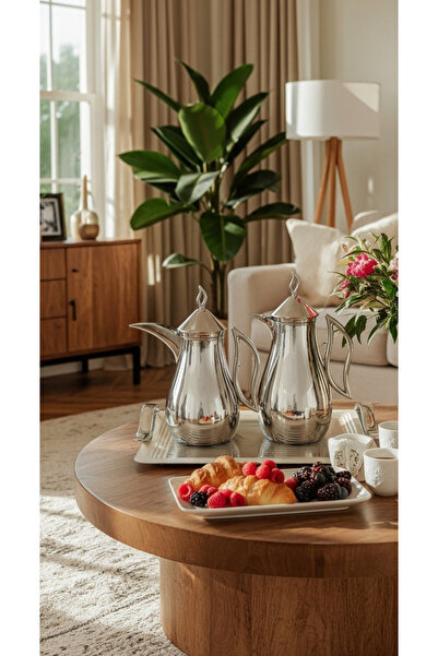 Generic Coffee and tea thermos set with an elegant and practical serving tray.