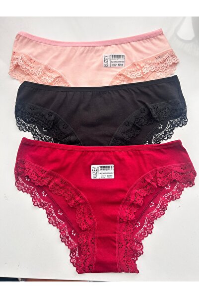 AVES Giysem Lace Bikini Slip 7 Pack Kalhotky