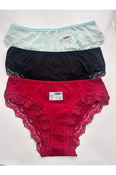 AVES Giysem Lace Bikini Slip 7 Pack Kalhotky