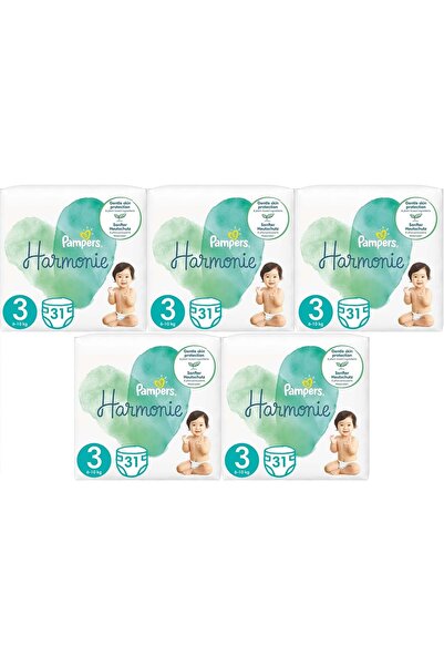 Prima Pampers Harmonie Bebek Bezi Beden:3 (6-10KG) Midi 155 Adet Mega Ultra F...