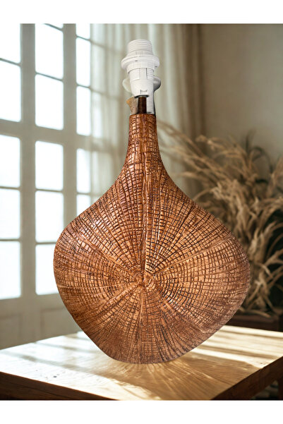 İki Cadı Tasarım Tree Patterned Vase-Shaped Lampshade, Tall Polyester Decorative Object