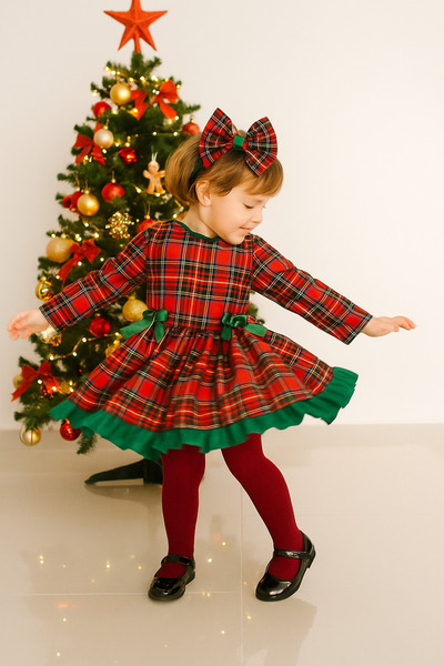 Tozpembebaby Red Plaid Dress