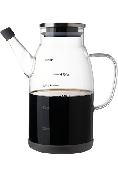 Home Zone Large Oil Bottle from High Borosilicate Glass for Cooking, Oil and ...