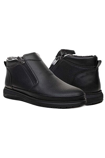 BY FALCON 2010 Siyah Içi Kürklü Yarım Erkek Bot