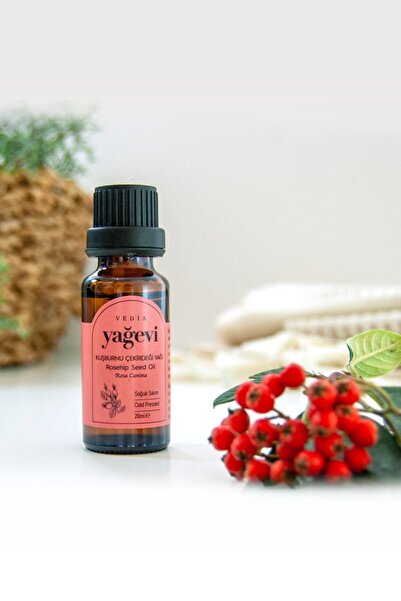 Yağevi Kuşburnu Çekirdeği Yağı 20 ml - Saf Soğuk Sıkım Kuşburnu Çekirdeği Yağı