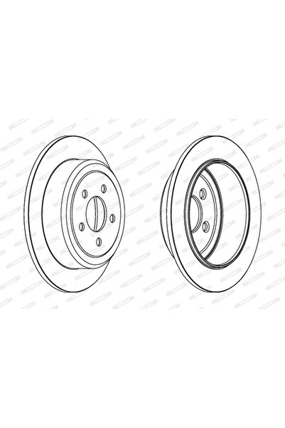 FERODO Disc Frana Dodge Nitro/Ram 1500 Pick-Up/Ram 2500 Pick-Up Jeep Cherokee...