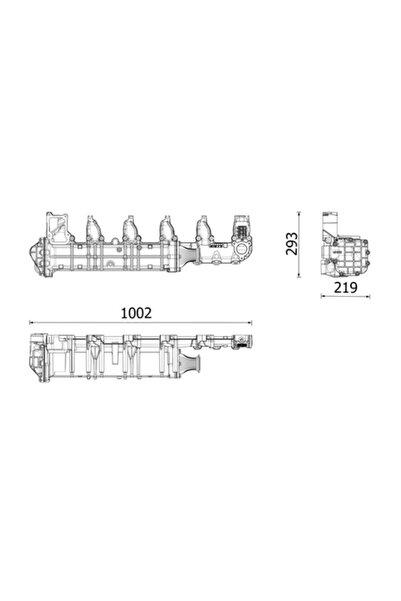 MAHLE Radiator Recirculare Gaze De Esapament Mercedes-Benz Actros MP4 / MP5
