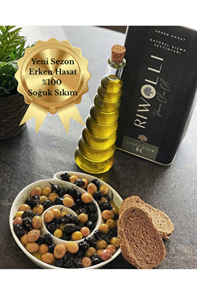 Riwolli Yeni Sezon Erken Hasat Ayvalık Yöresine Ait %100 Soğuk Sıkım Natürel ...