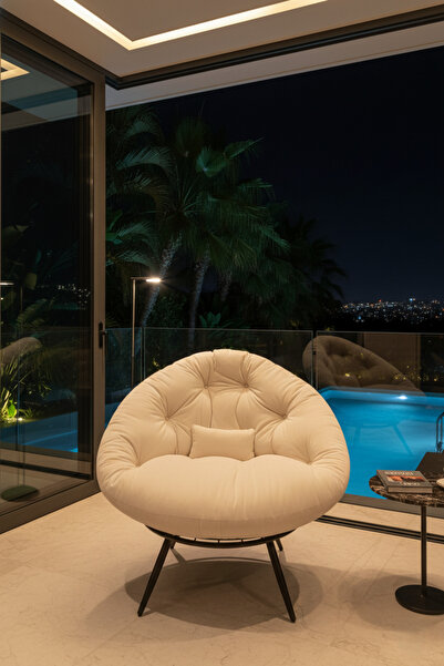 AVYNA Geniş Oturma Alanlı Modern Berjer Tekli Koltuk | Dinlenme & Kitap Okuma...