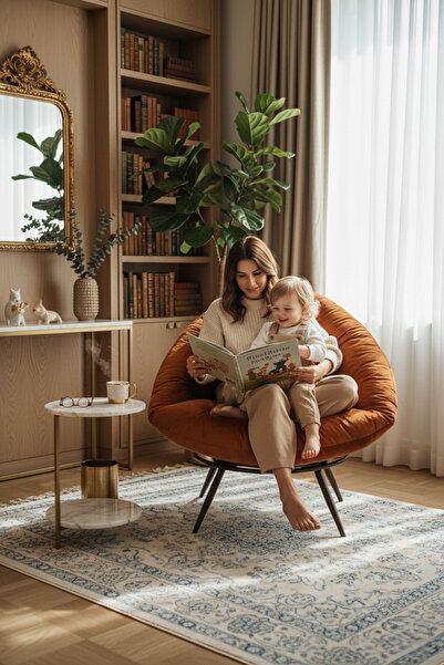 AVYNA Geniş Oturma Alanlı Modern Berjer Tekli Koltuk | Dinlenme & Kitap Okuma...