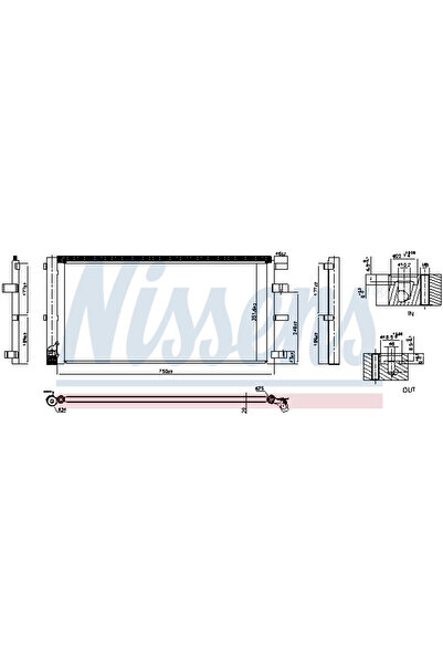 Nissens Condensator Climatizare Ford Tourneo Custom V362 Bus/Transit Courier ...