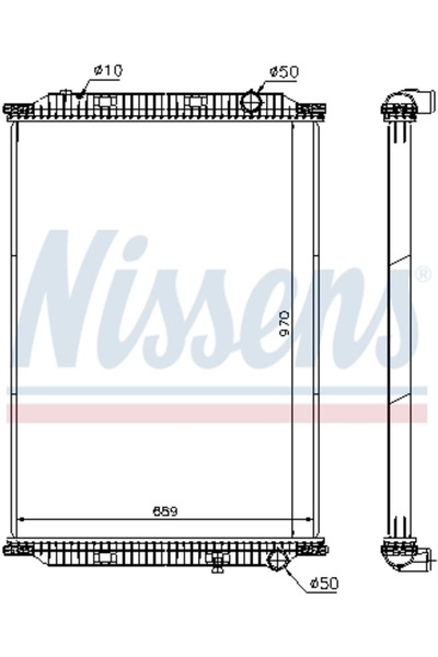 Nissens Radiator Racire Motor Renault Trucks Kerax