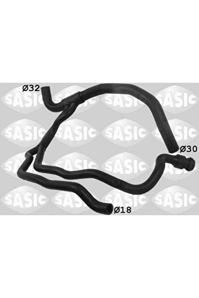 SASIC Долен маркуч на радиатора ляв Renault Clio 2/Clio Symbol 1/Kangoo