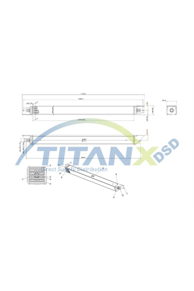 TitanX Radiator Ulei Ulei Motor Volvo B12/B7
